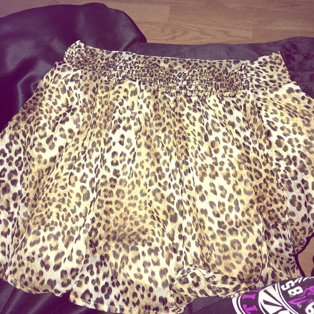 Cheetah print skirt