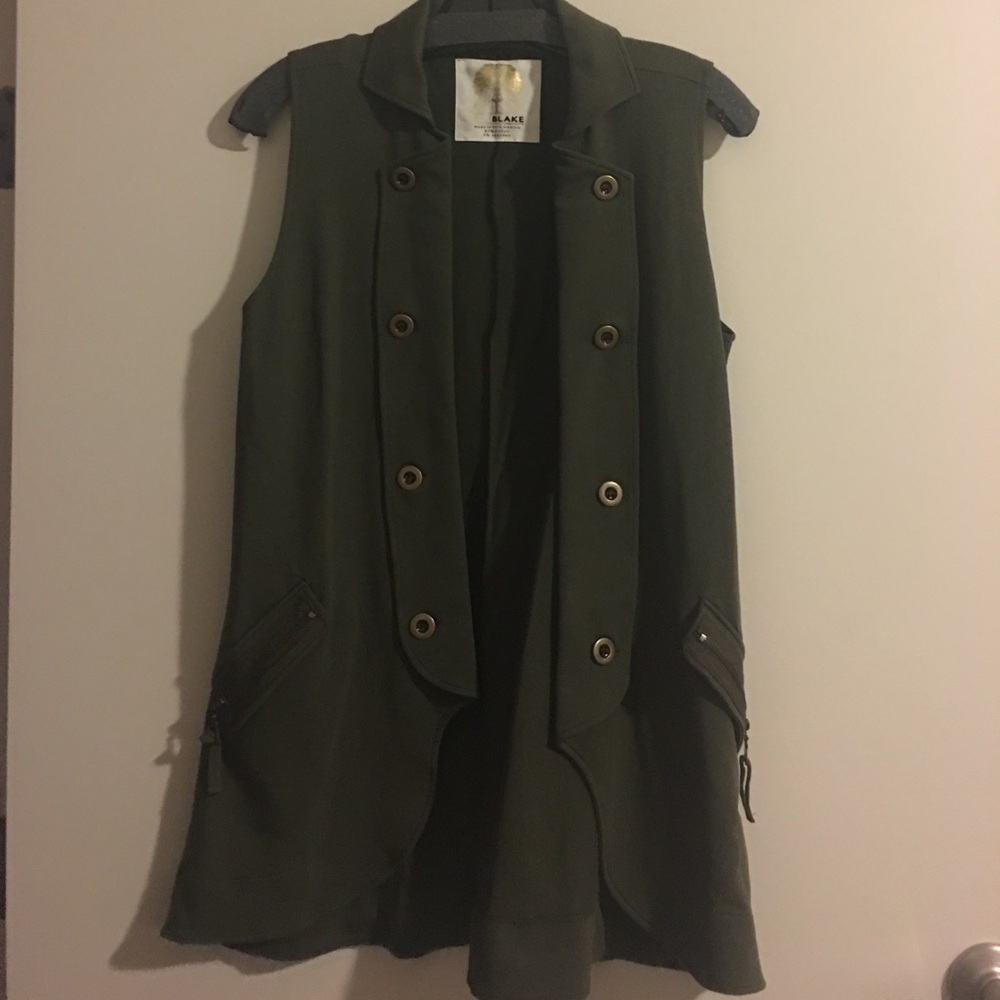 Olive Green Blake vest