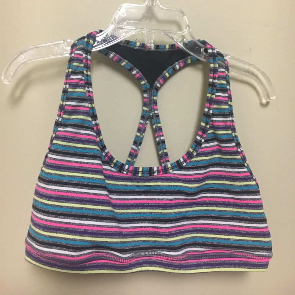 ivivva sports crop top girls size 12