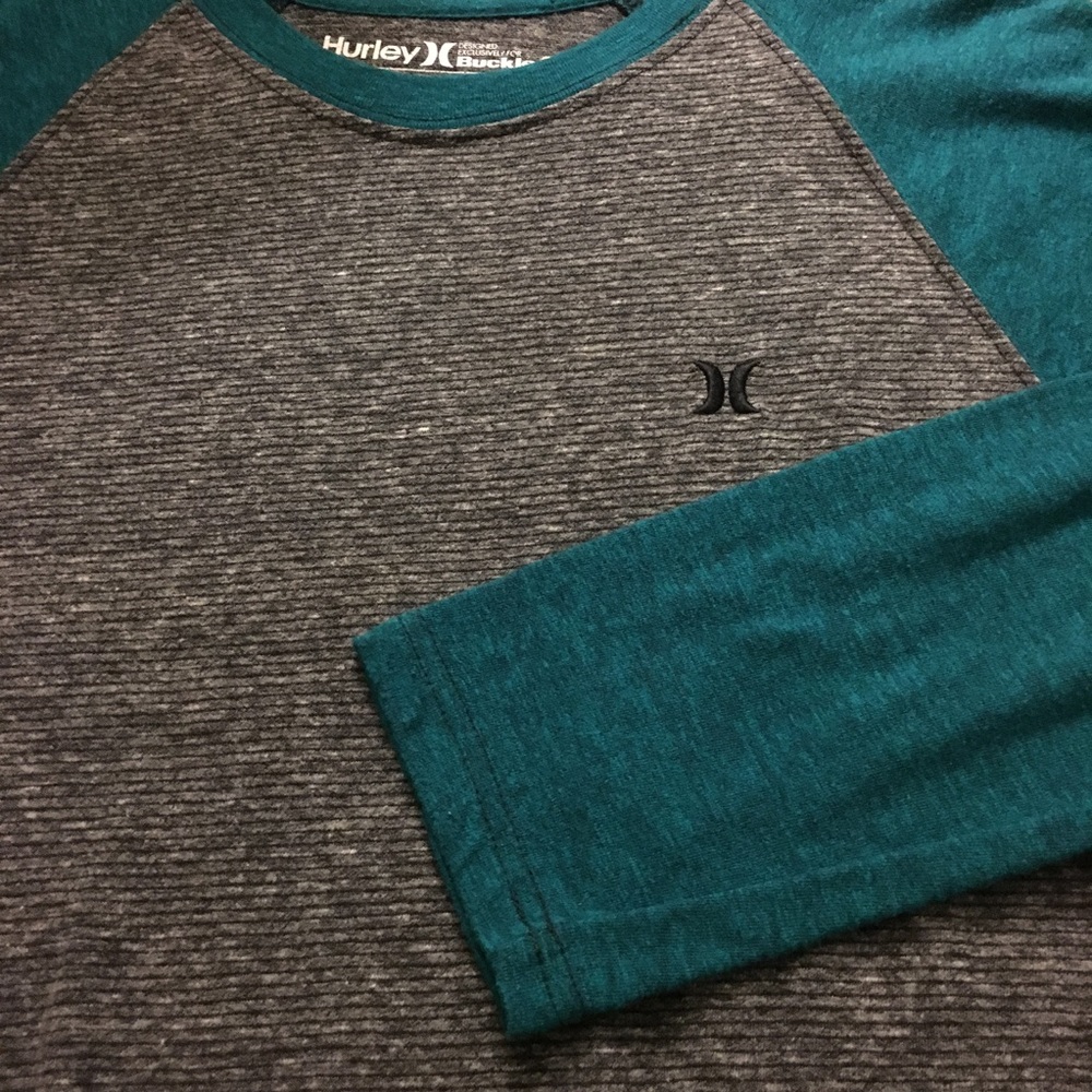 Hurley long sleeve raglan tee