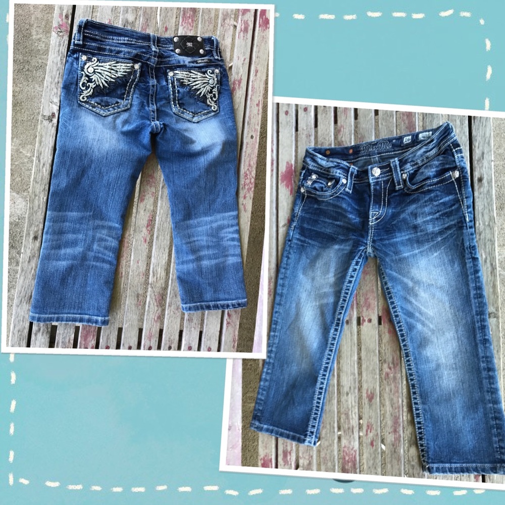Miss me cuffed Capri sz 16 youth
