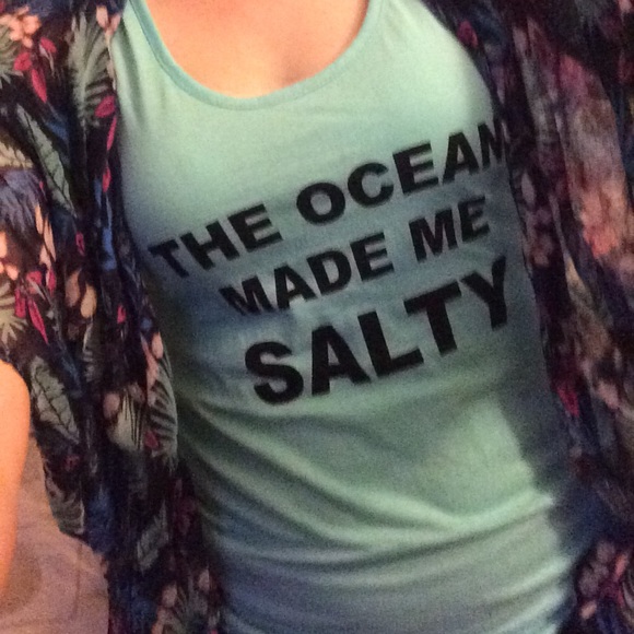 NWT🎉 Final The ocean made me salty tank - Picture 5 of 5