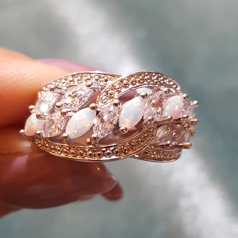 NWOT - Opal Ring set with WGP