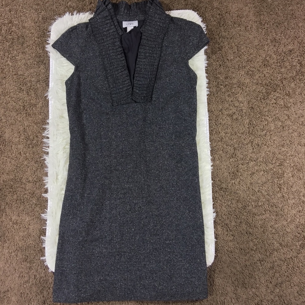 Ann Taylor Loft Tweed Dress