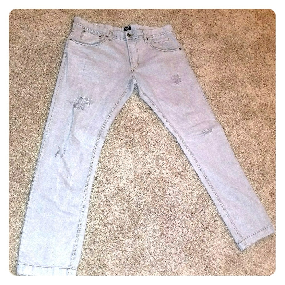D & G stone washed jeans