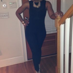 Black jumpsuit/catsuit