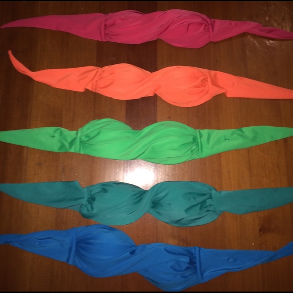 BANDEAU BRAZILIAN BIKINI TOPS - Picture 2 of 5