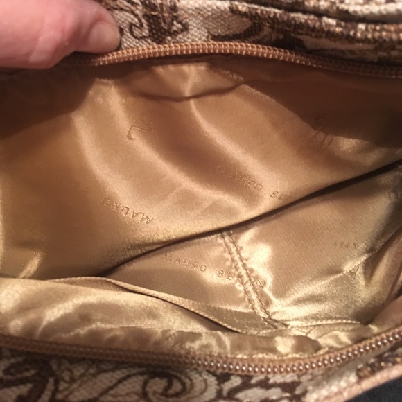 Mauro Burani bag crocodile embossed brown - Picture 7 of 8