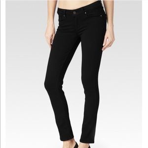 Paige Jeans, Peg Skinny, Size 25, Black Overdye