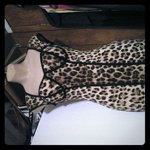 Forever 21- ××l lepord print dress