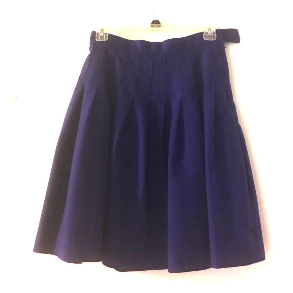 Casual Corner- Violet purple pleated skirt