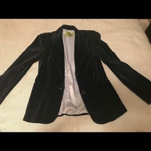 Beautiful Velvet blazer - Navy Blue -Medium