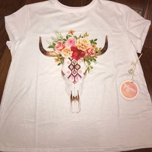 Show me you MuMu coalson skull tee