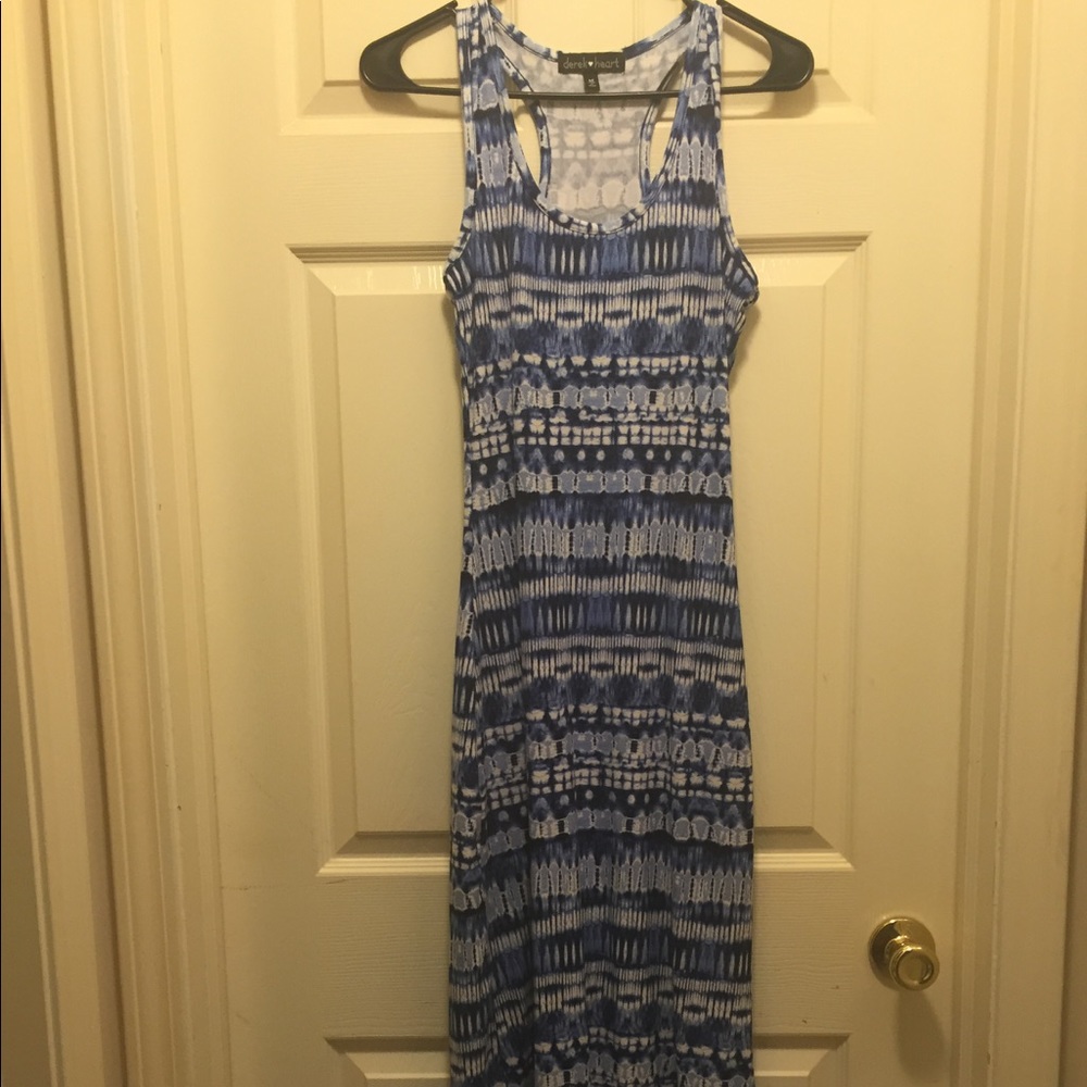 Blue & White Dress