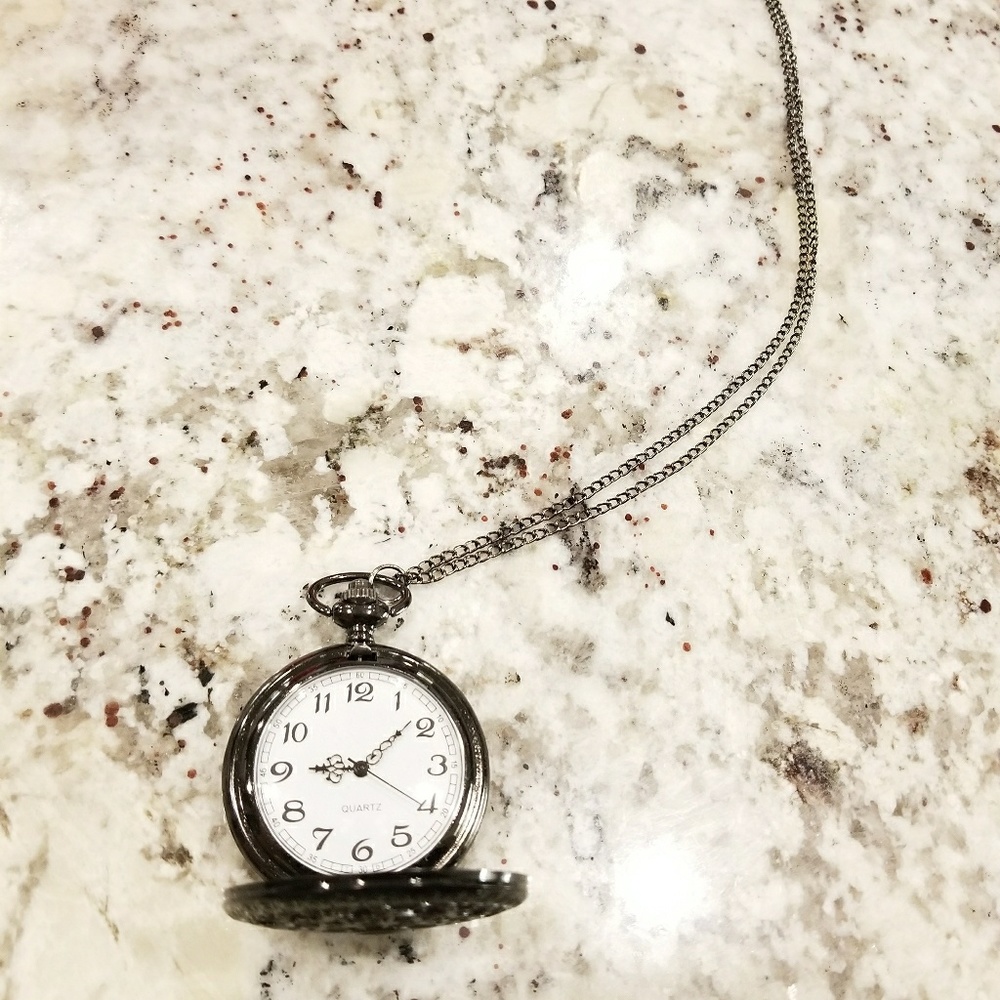 Pocket watch necklace