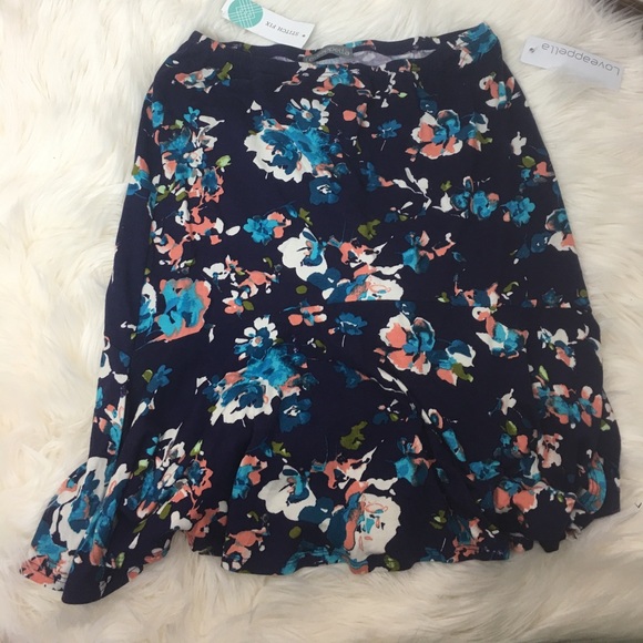 Loveappella Dresses & Skirts - Stitch fix loveappella purple floral skirt