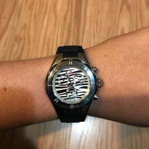 Michele Watch zebra jelly bean