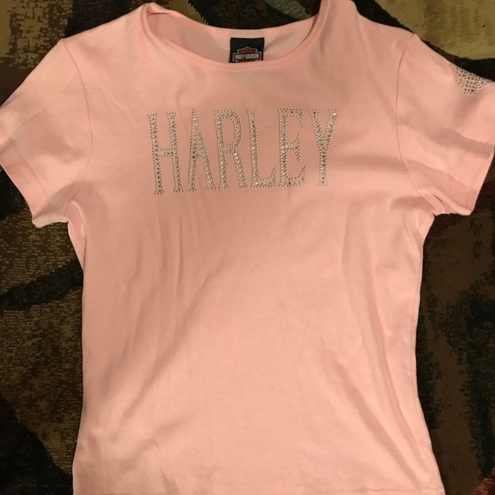 NWOT! Harley-Davidson Rhinestone Top