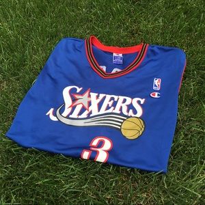 Vintage 76 Sixers Allen Iverson Champion Jersey