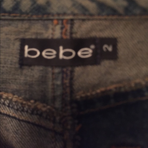 Bebe jean skirt size 2 - Picture 3 of 3