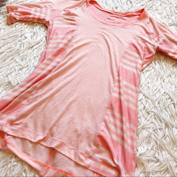 • Lululemon • Striped Pink Top - Picture 2 of 4