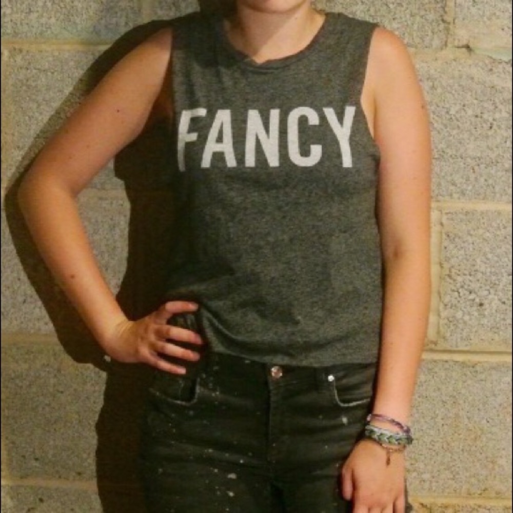 "FANCY" muscle top