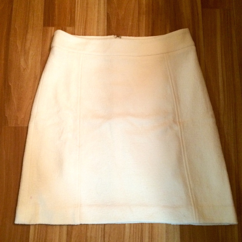 Ann Taylor White Skirt
