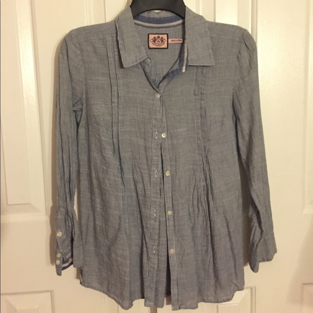 Juicy Couture button up collared top