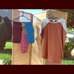 Lula roe OS leggings and XS Irma