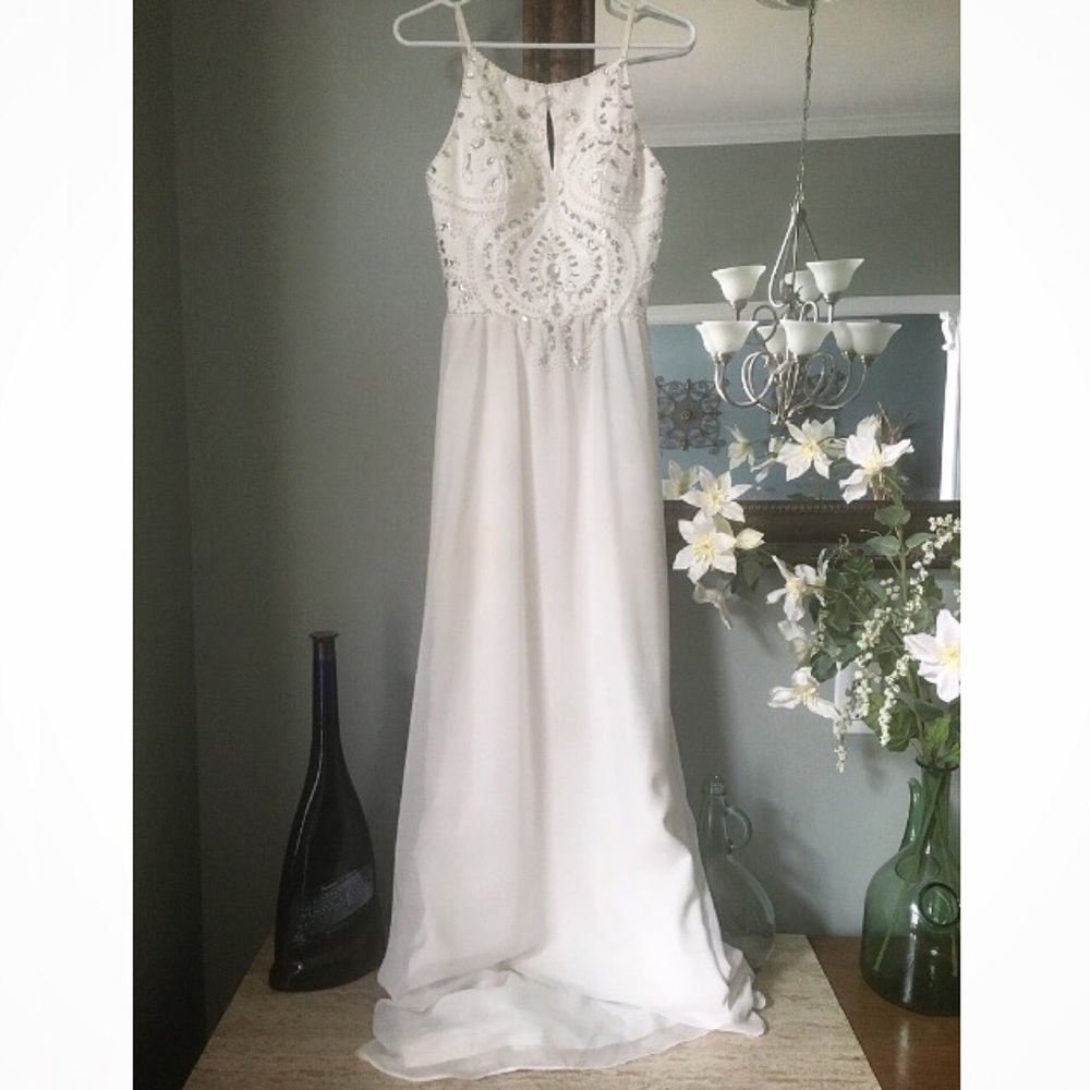 Ivory Beaded Gown