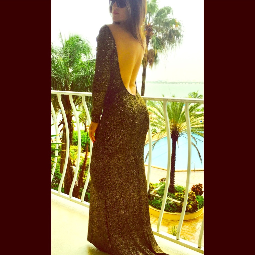 🌟Issue New York Dress ( Gold Glitter)
