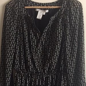 Black and white Max Studio dress, size L