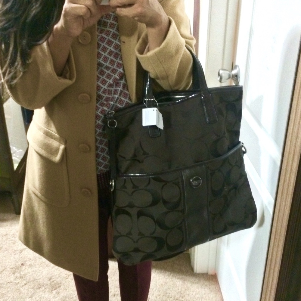 New Brown Coach Tote