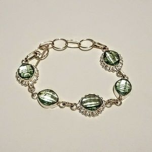 Green Amethyst Bracelet