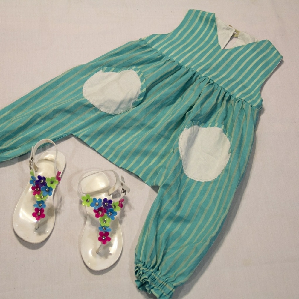 Romper with drop crotch