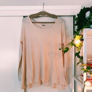 Urban Outfitters White Thermal Long Sleeve