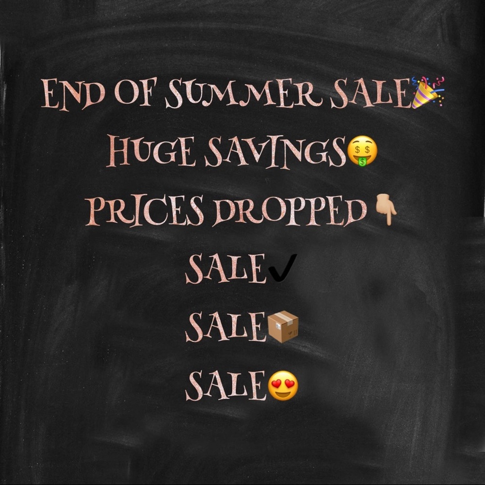 @Nataliealexiss Closet ... SALE SALE SALE🎉🎉🎉