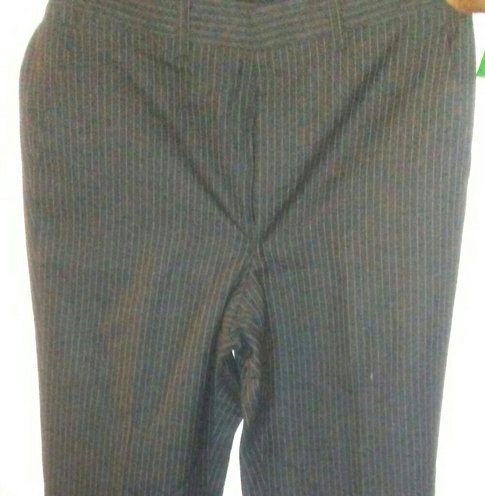 Home sewn pin-striped dress slacks