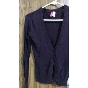 NEW - H&M (Divided) Light Cardigan | Purple