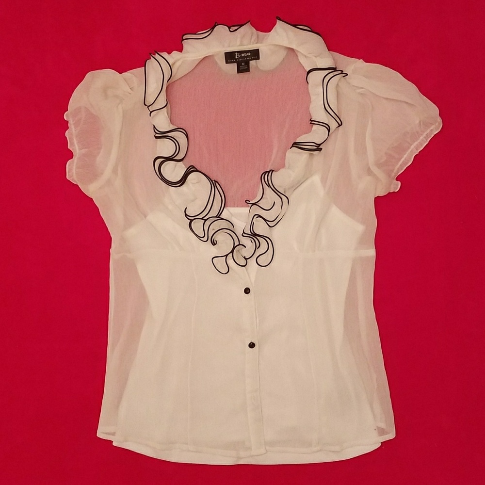 Byer California "B-Wear" Dress Shirt Size Medium