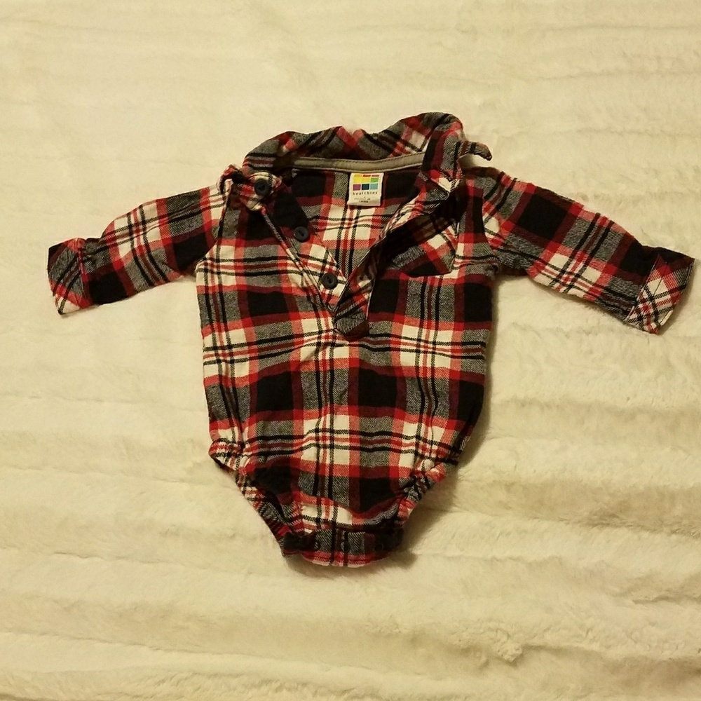 *HOSTPIC💋*NEWBORN* *Long sleeve* *Flannel*Onesie*
