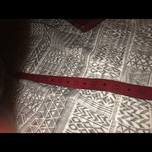 RED BLACK MCM BELT