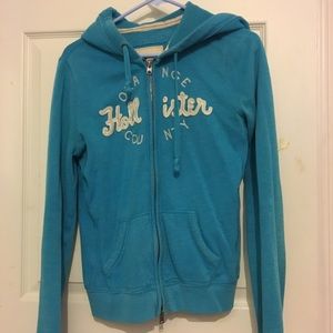 Hollister blue hoodie