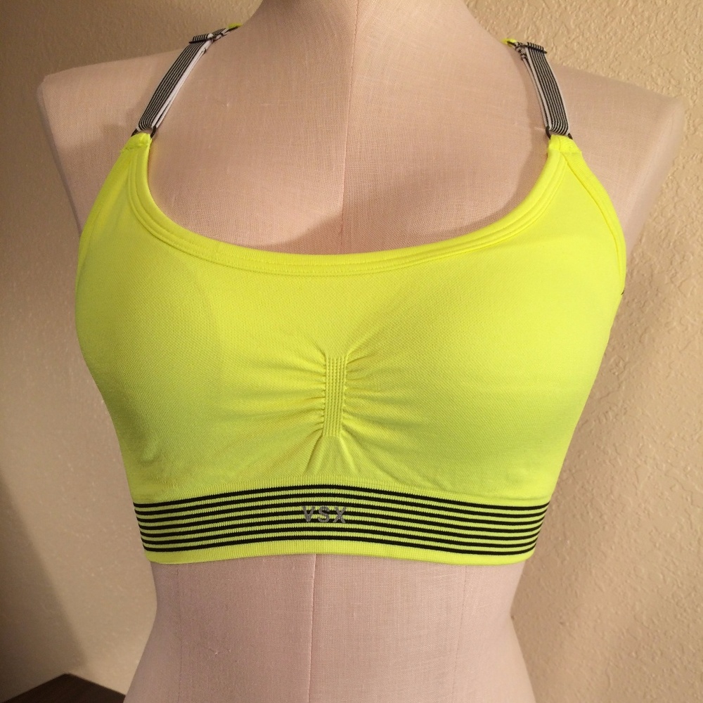 Victoria's Secret VSX Yellow Sports Bra NWT