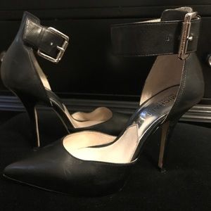 Micheal Kors chunky ankle strap heals