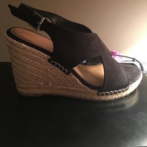 Apt 9 wedge sandals. Worn once.