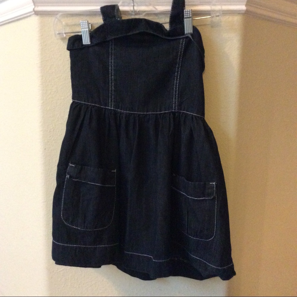 Denim Halter dress for girls