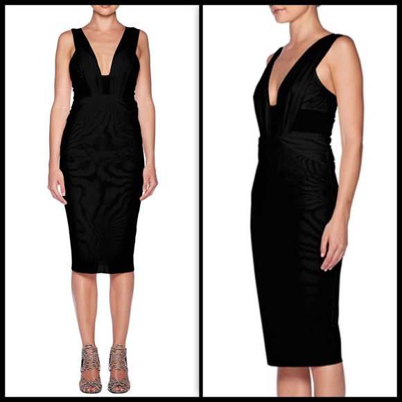 SOLD ✋ BEC & BRIDGE ♠️ Athena Mesh Panel Midi NWT - Picture 2 of 4