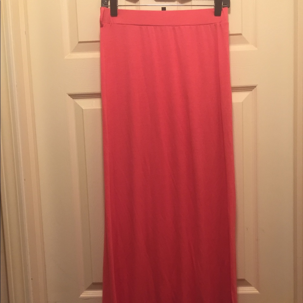Long Pink Skirt