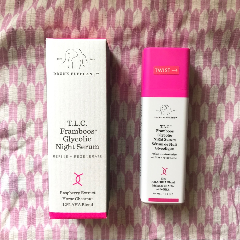 Drunken Elephant T.L.C. Glycolic Night Serum, NEW